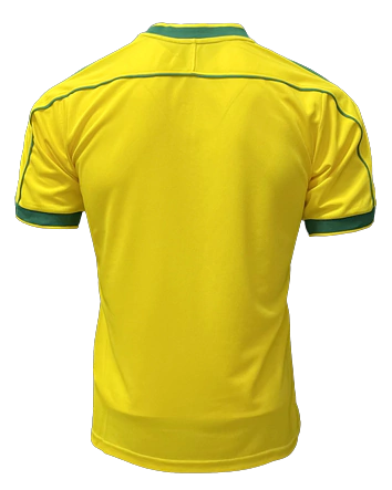 Camisa Brasil Home 1998/2000 Retrô Masculino Nike Amarela