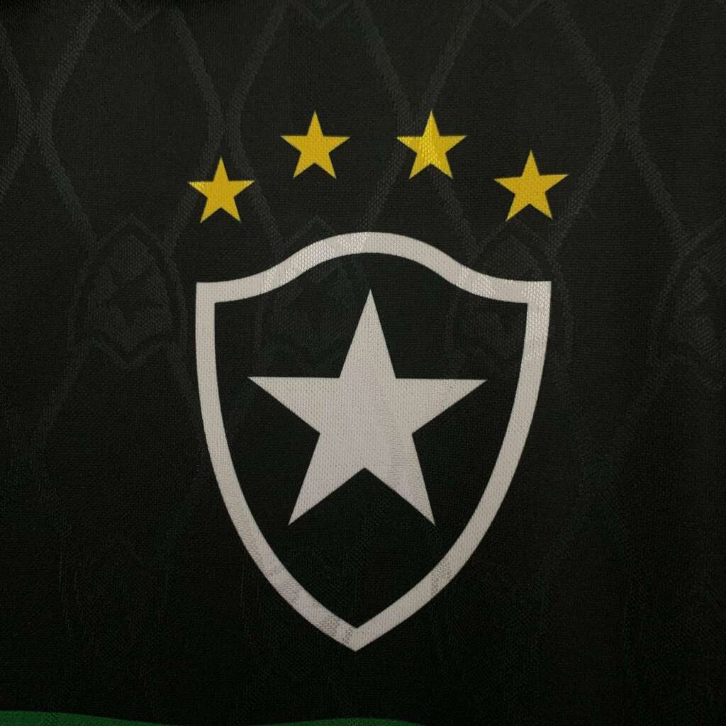 Camisa Botafogo Retrô II 1995/96 Masculina - Preta