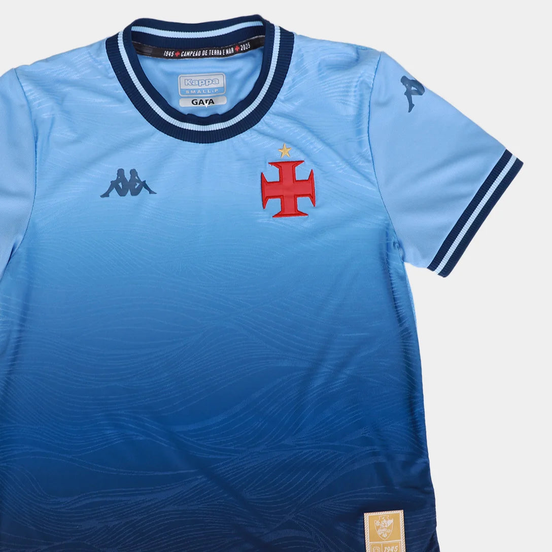Camisa Kappa Vasco 25/26 Goleiro Feminina - Azul