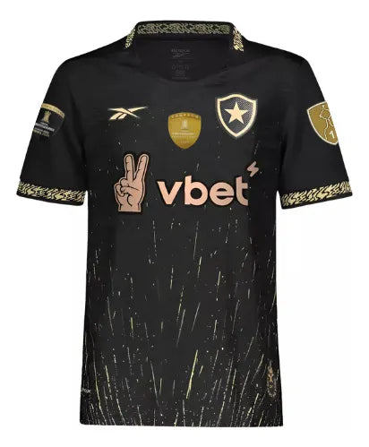 Camisa ll Botafogo 24/25 Com Patrocínio E Patches Final Libertadores
