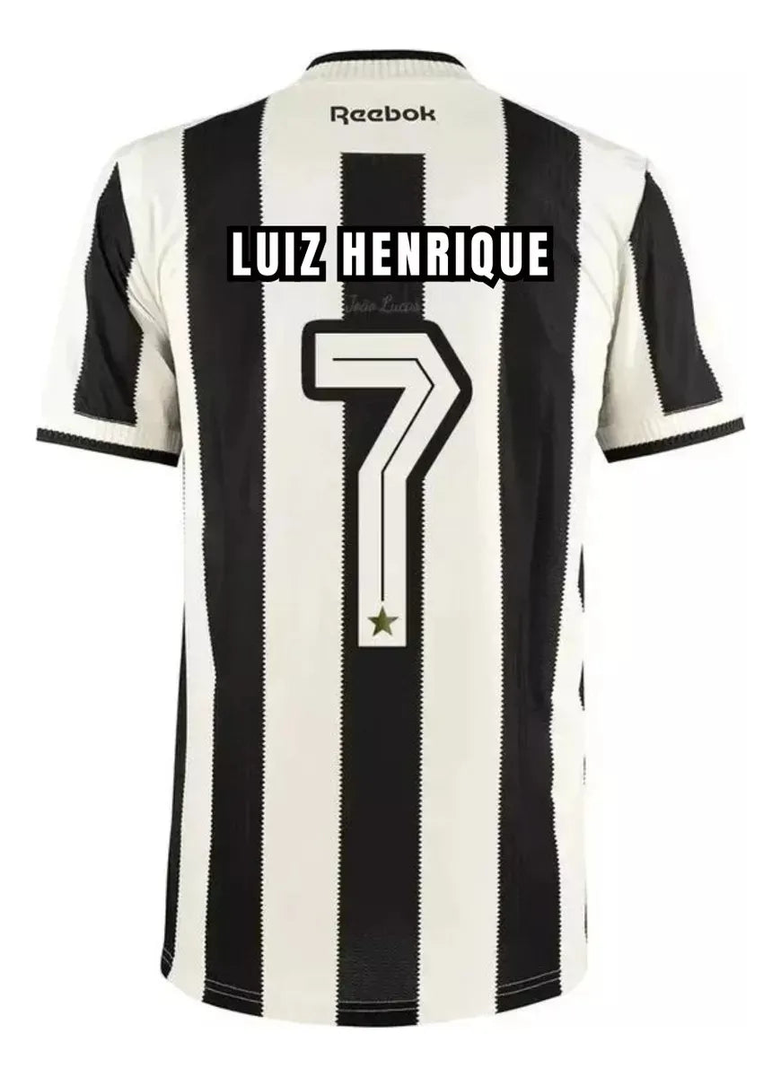 Camisa Botafogo 24/25 Com Patrocínio E Patches Final Libertadores