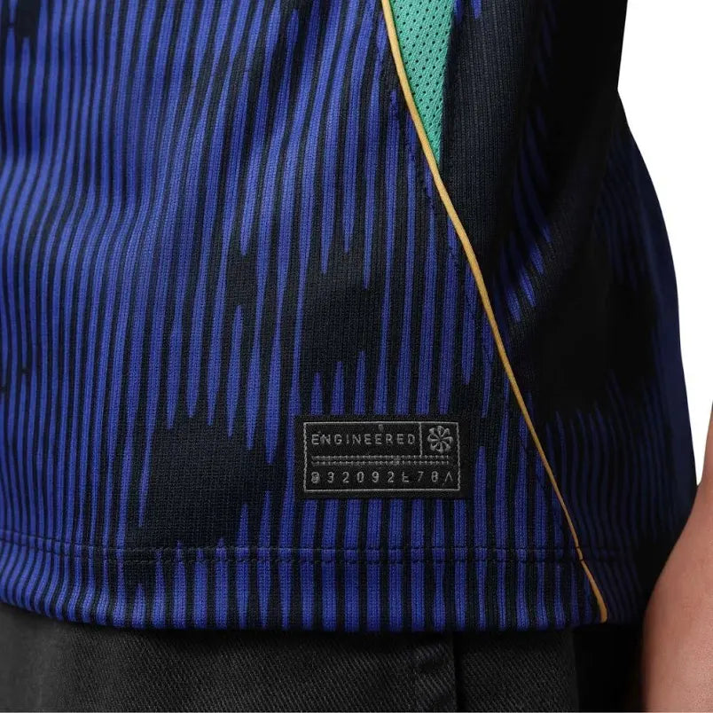 Camisa Brasil Jordan II 2026/27 Torcedora Pro Feminina - Azul