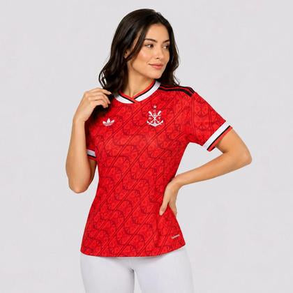 Camisa Flamengo III 26/27 Torcedora Adidas Feminina - (Pronta Entrega)