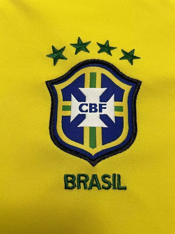 Camisa Brasil Home 1998/2000 Retrô Masculino Nike Amarela