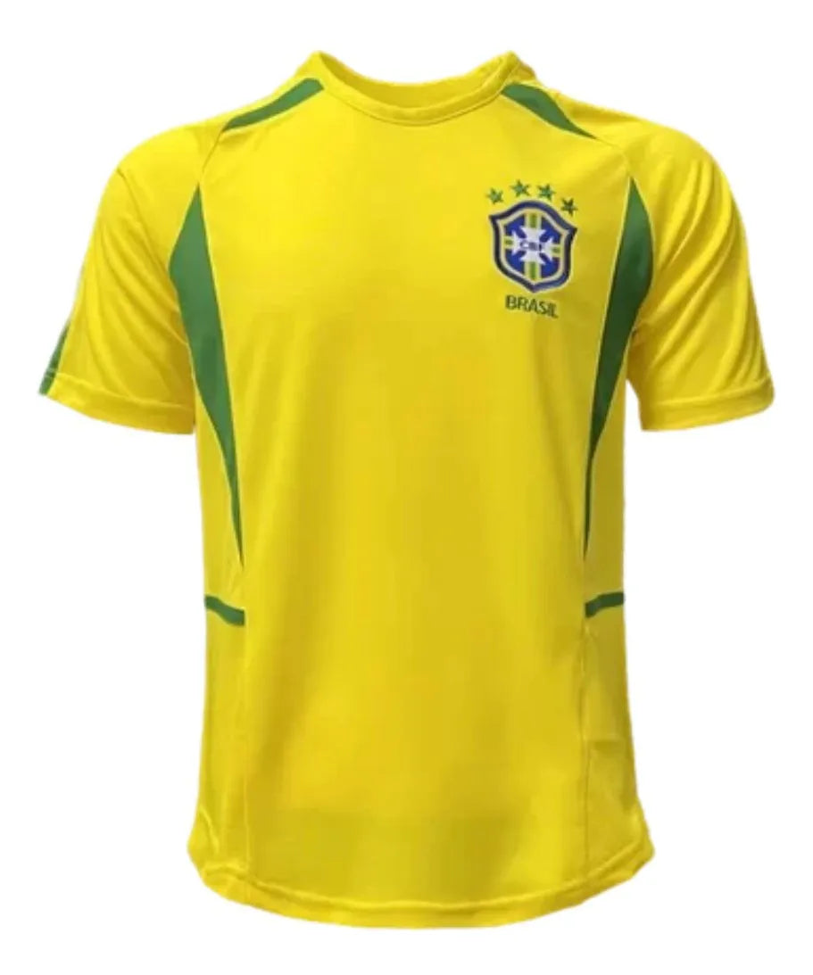 Camisa Seleção Brasileira I Retrô 2002 Masculino