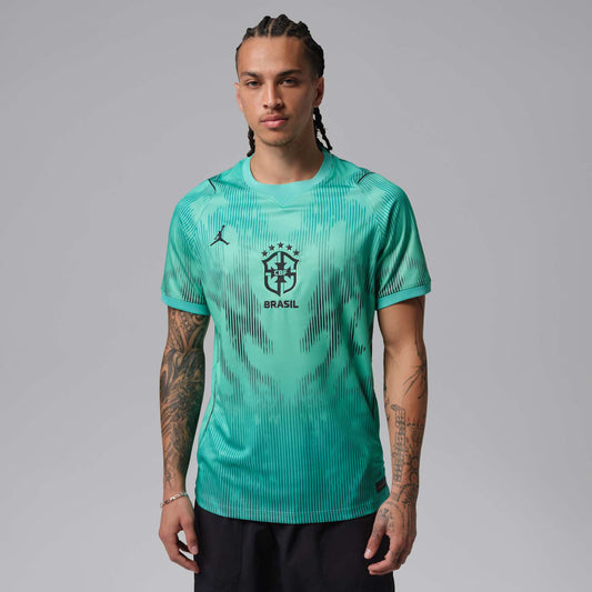 Camisa de Goleiro Brasil Jordan 2026/27 Torcedor Pro Masculina - (Pronta Entrega)