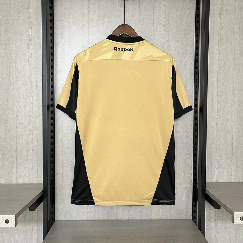 Camisa Botafogo Goleiro 24/25 Torcedor Reebok Masculina + Patrocínios - Dourado