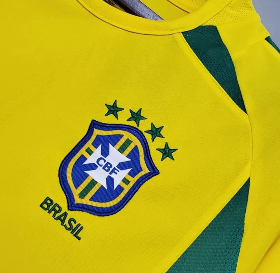 Camisa Seleção Brasileira I Retrô 2002 Masculino