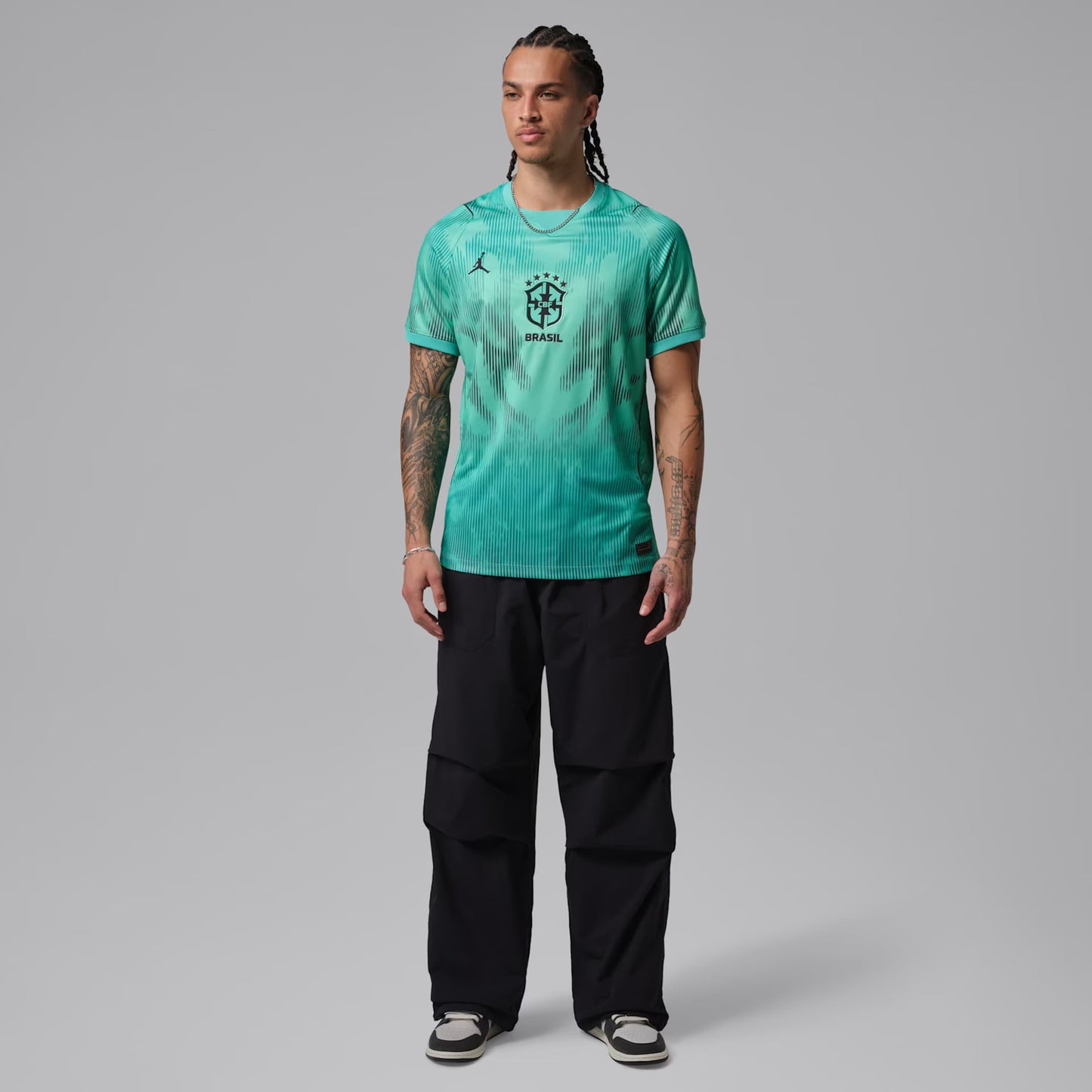 Camisa de Goleiro Brasil Jordan 2026/27 Torcedor Pro Masculina - (Pronta Entrega)