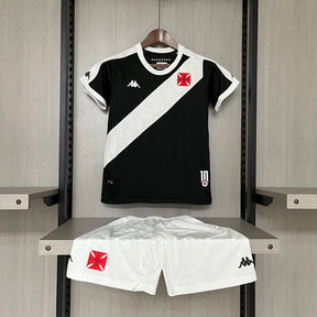 Uniforme Infantil Vasco da Gama I 24/25 Kappa - Preto