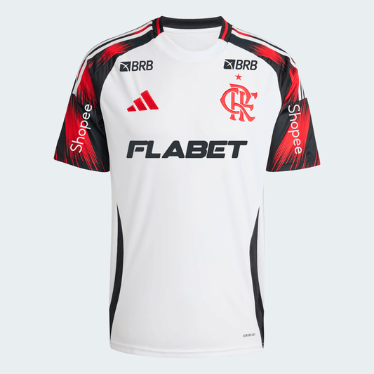 Camisa Adidas Flamengo 2025/26 II Com todos os Patrocínios