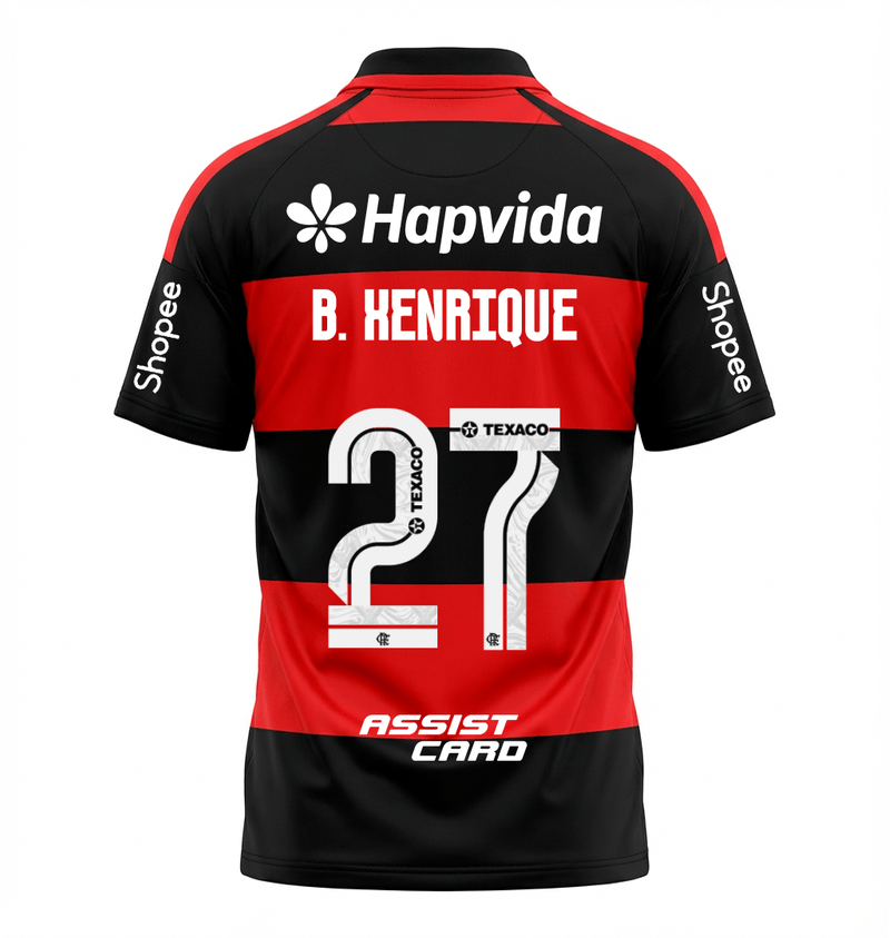Camisa Adidas Flamengo 2026/27 I B. Henrique N° 27 (Cópia)