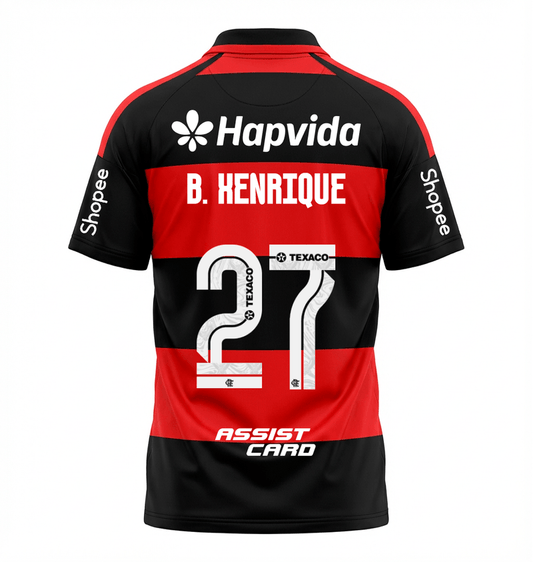 Camisa Adidas Flamengo 2026/27 I B. Henrique N° 27 (Cópia)