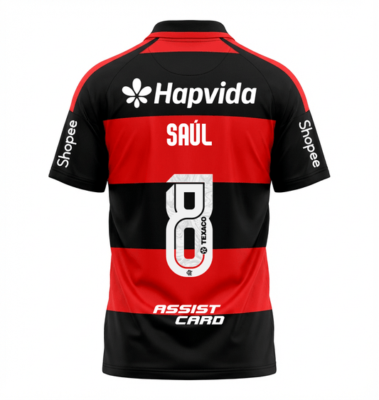 Camisa Adidas Flamengo 2026/27 I Saúl N° 8