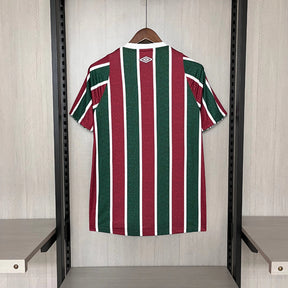 Camisa Fluminense Home 24/25 Torcedor - Masculina - Verde e Vinho - Todos os Patrocínios