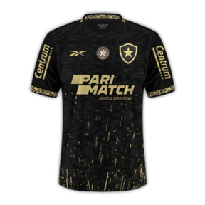 Camisa Botafogo 24/25 Away Torcedor Masculina + Patrocínios - Preto