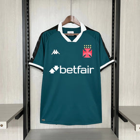 Camisa Vasco da Gama Goleiro 24/25 Torcedor Masculina Todos os Patrocínios - Verde
