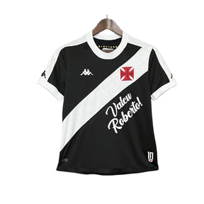 Camisa Vasco Home 24/25 Feminina kappa Torcedor Patrocínios - Preto