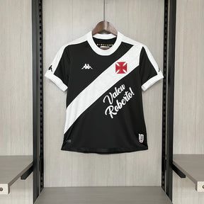 Camisa Vasco Home 24/25 Feminina kappa Torcedor Patrocínios - Preto