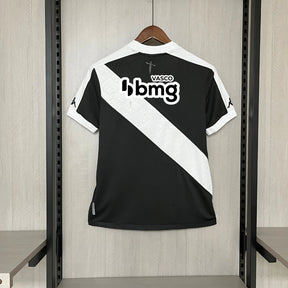 Camisa Vasco Home 24/25 Feminina kappa Torcedor Patrocínios - Preto