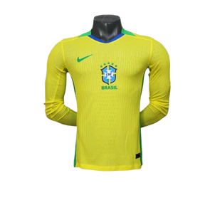 Camisa l Seleção Brasileira 25/26 Home - Manga Longa - Versão Jogador