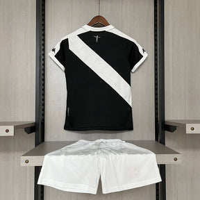 Uniforme Infantil Vasco da Gama I 24/25 Kappa - Preto