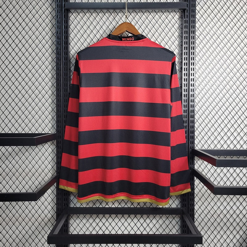 Camisa Retrô Flamengo 2009 Home Versão Manga longa