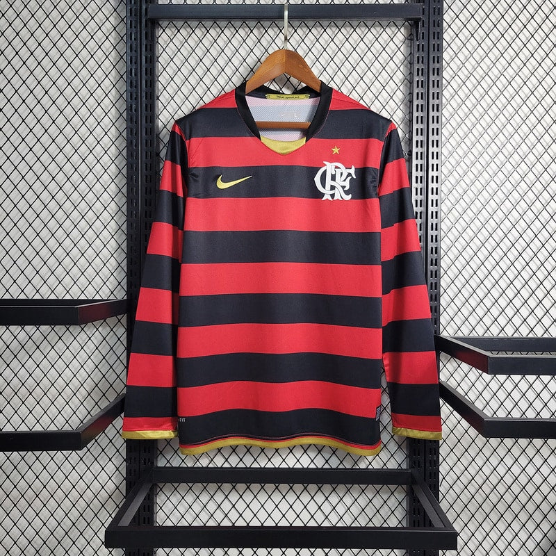Camisa Retrô Flamengo 2009 Home Versão Manga longa