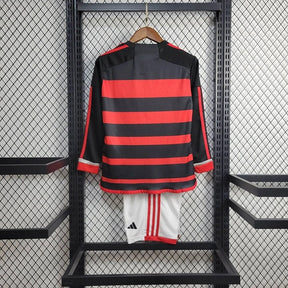 Uniforme l Infantil Flamengo 24/25 Manga Longa