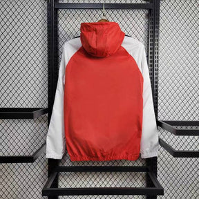 Jaqueta Corta Vento Flamengo 24/25 Adidas - Vermelha e Branca