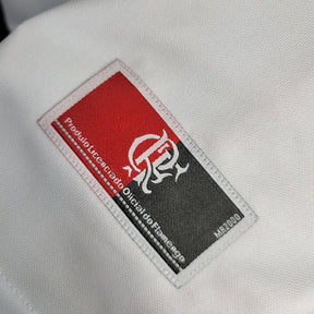 Camisa Retro Flamengo Away Nike 2001 Torcedor Masculino Branco