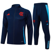 Conjunto Flamengo Adidas 25/26 Full Zíper - Viagem Azul Marinho