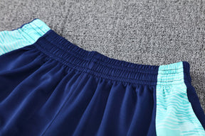 Conjunto Adidas Flamengo Azul Escuro Regata de Treino 2025 - Masculina Silk