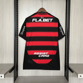 Camisa Flamengo Titular 25/26 Masculina Com Todos os Patrocínios