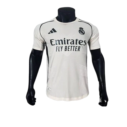 Camisa  Real Madrid 25/26 - Branca - Versão Jogador