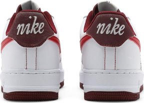 Nike Air Force 1 '07 'White University Red'