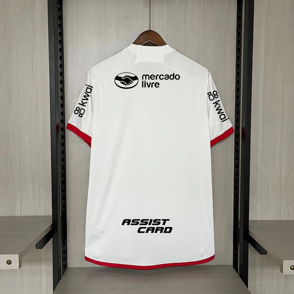 Camisa Flamengo 24/25 Torcedor Patrocínios - Branca