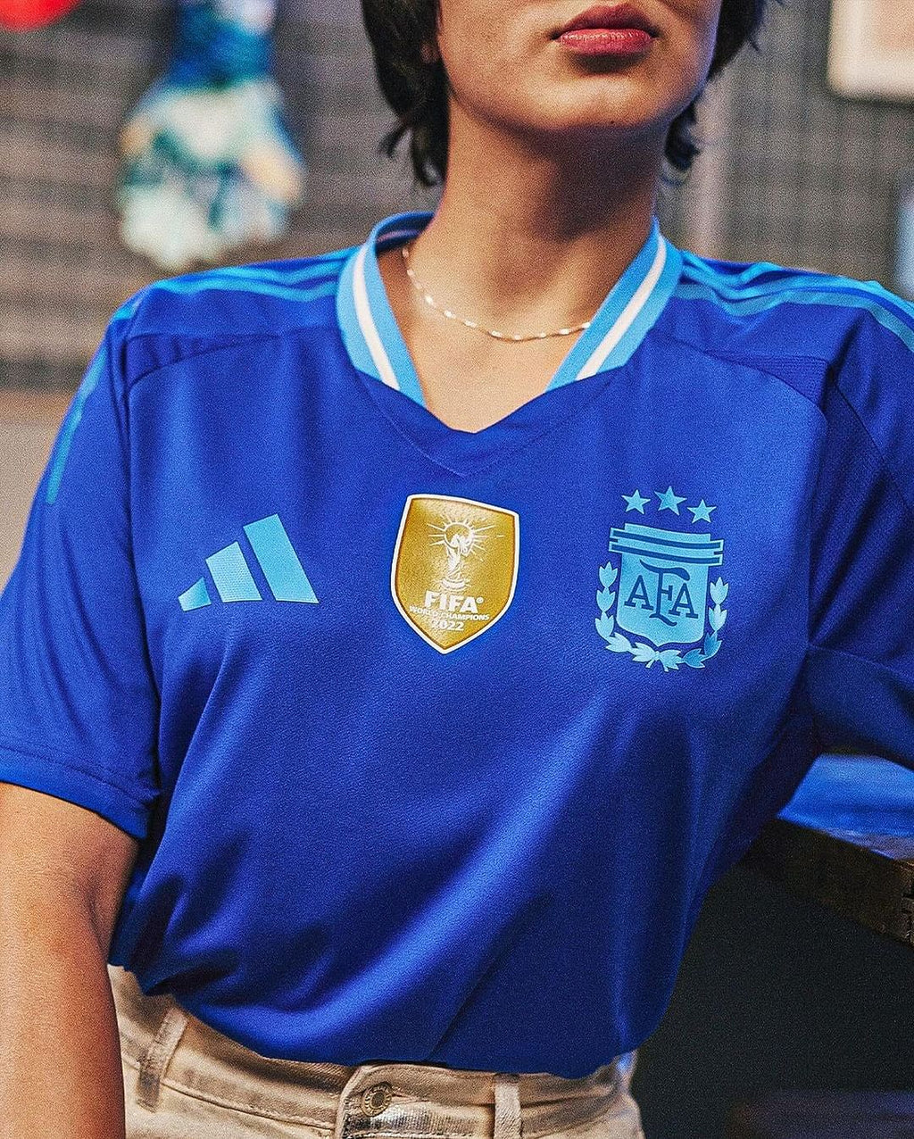 Camisa Argentina 24/25 Adidas Away Masculina Torcedor Com Patch