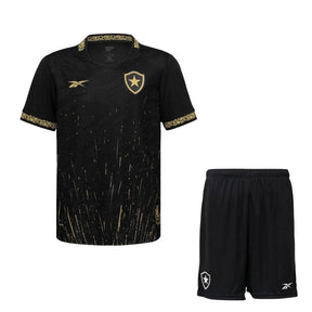 Uniforme Infantil Away Botafogo Uniforme 24/25 Reebok - Preto
