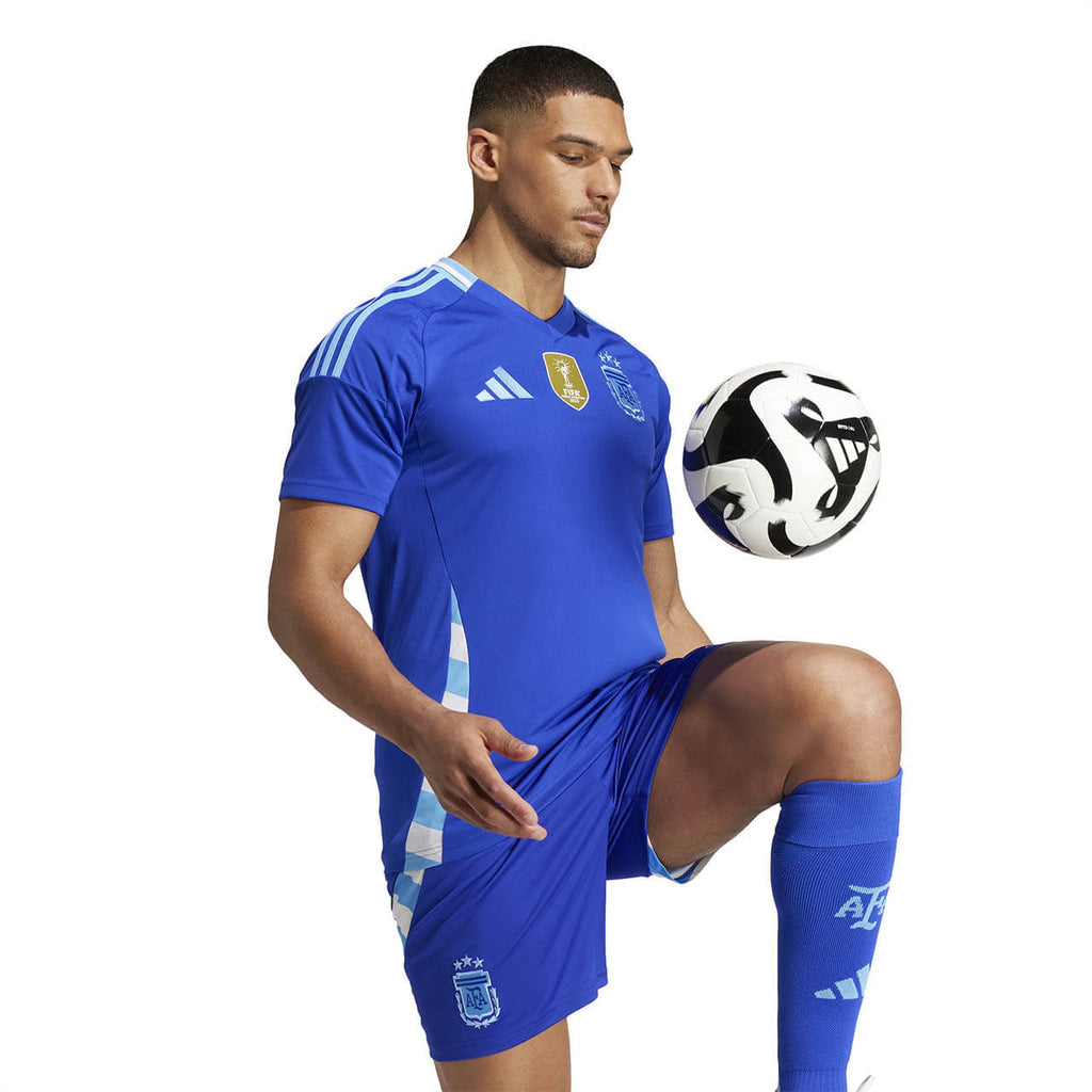 Camisa Argentina 24/25 Adidas Away Masculina Torcedor Com Patch