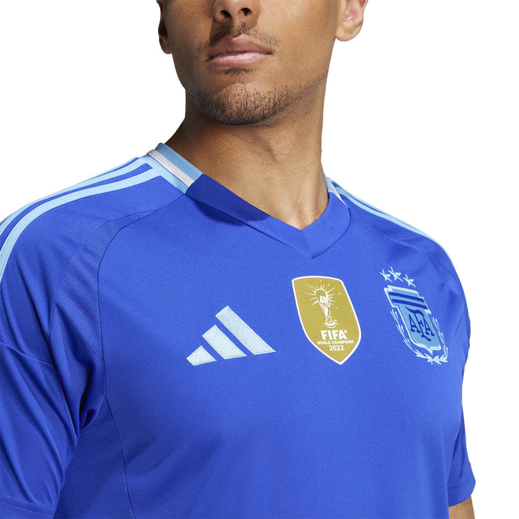 Camisa Argentina 24/25 Adidas Away Masculina Torcedor Com Patch