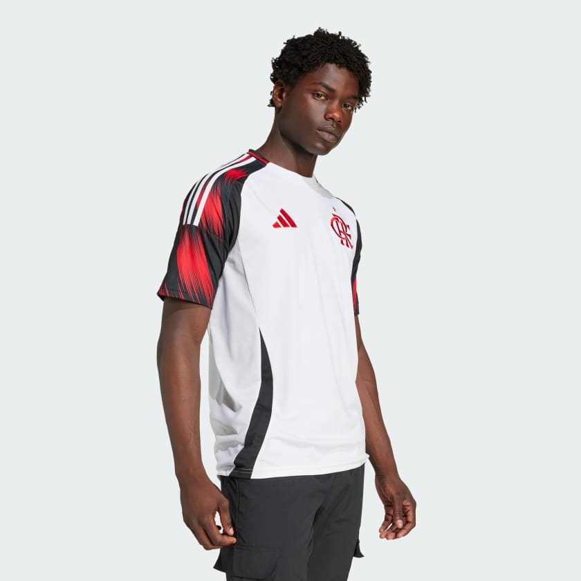 Camisa Adidas Flamengo 2025/26 II DE L. Araújo N° 7