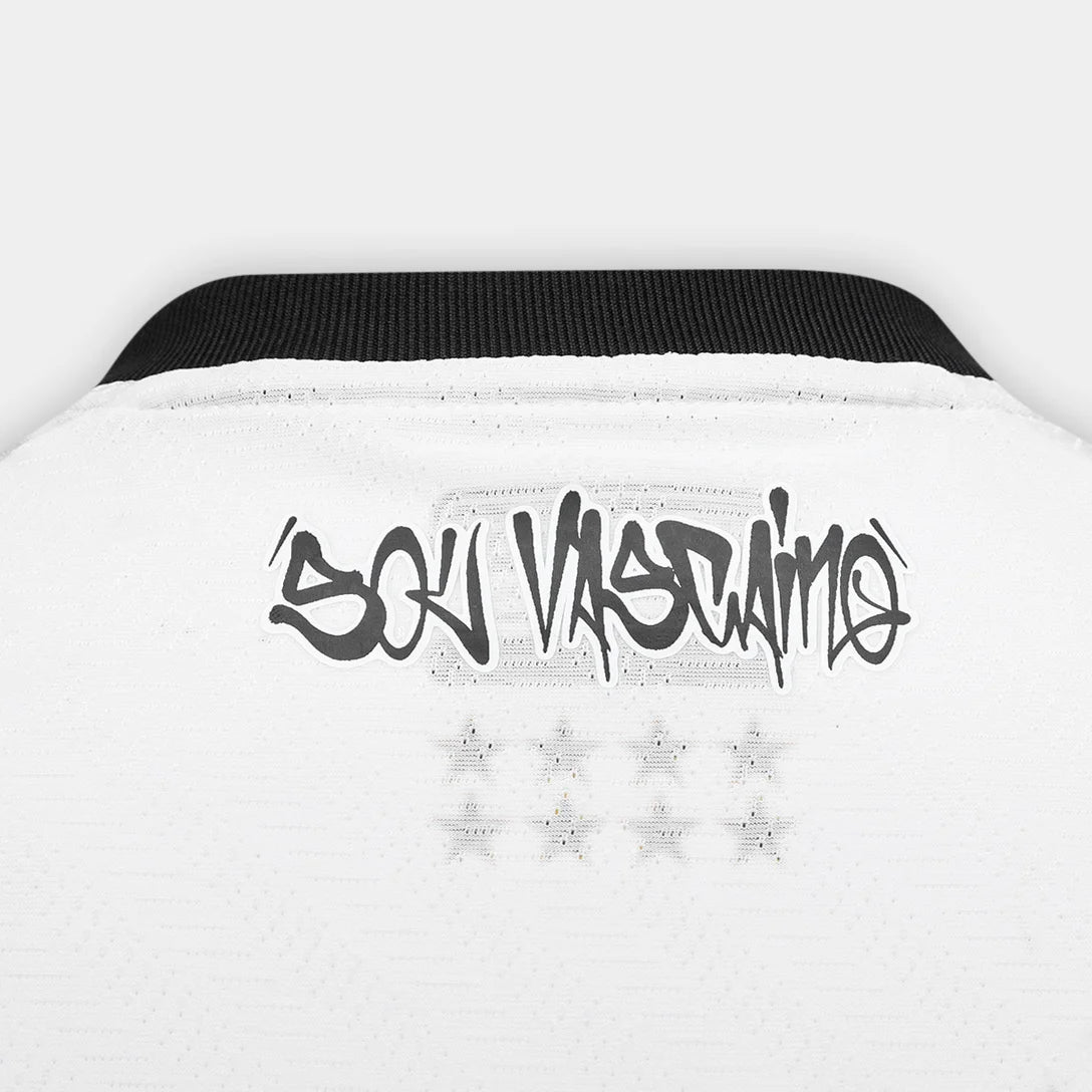 Camisa Vasco II 25/26 Kappa Feminina - Branco & Preto