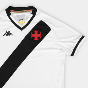 Camisa Vasco II 25/26 Kappa Feminina - Branco & Preto