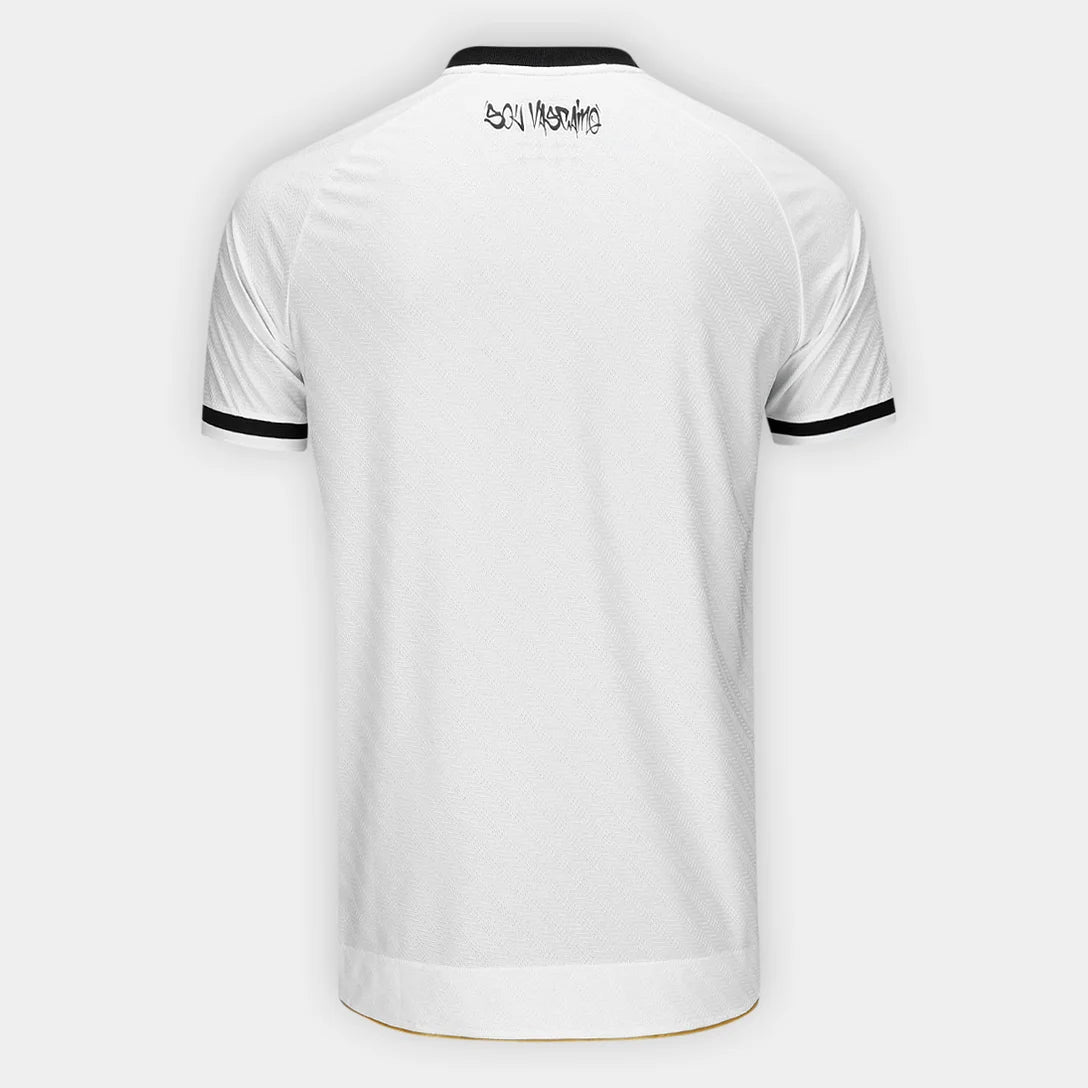 Camisa Vasco II 25/26 Kappa Masculino - Branco & Preto