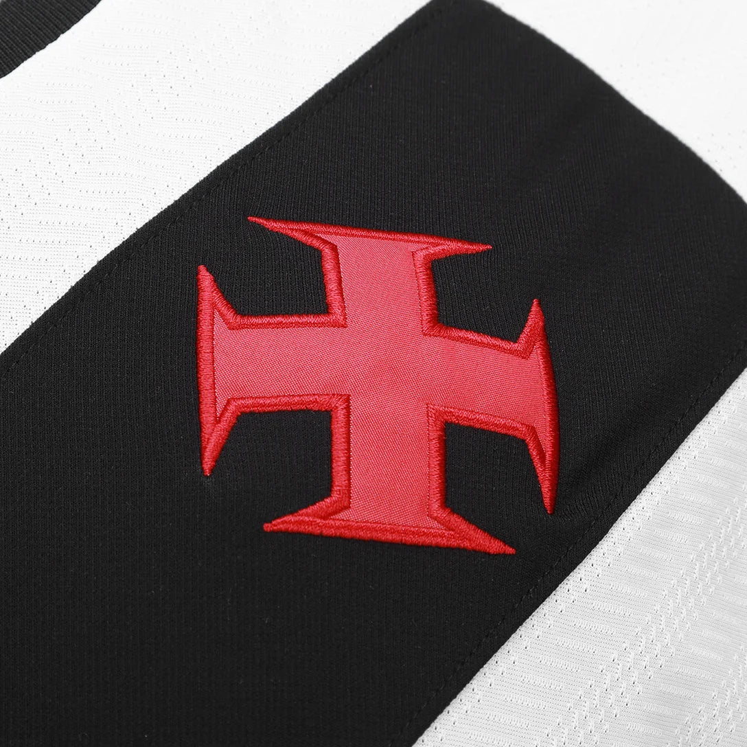 Camisa Vasco II 25/26 Kappa Masculino - Branco & Preto