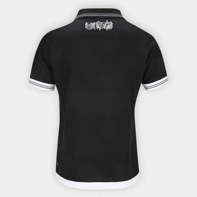Camisa Vasco I 25/26  Kappa Feminino - Preto & Branco