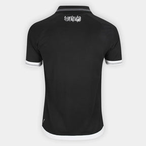 Camisa Vasco I 25/26  Kappa Masculino - Preto & Branco