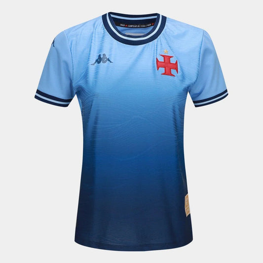 Camisa Kappa Vasco 25/26 Goleiro Feminina - Azul