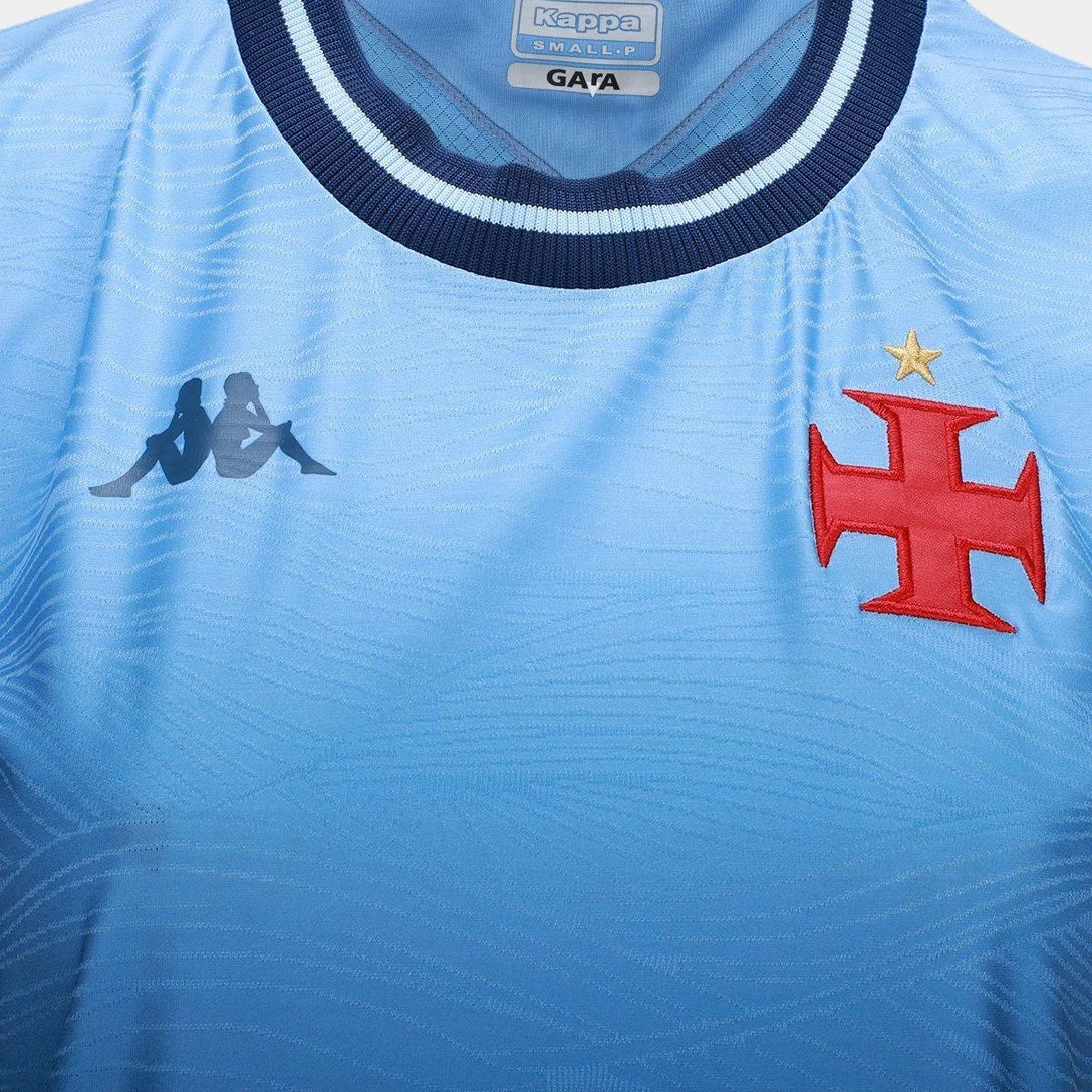 Camisa Kappa Vasco 25/26 Goleiro Feminina - Azul
